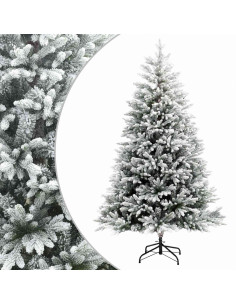 Albero di Natale Artificiale con Rami Pieghevoli 150 cm 2