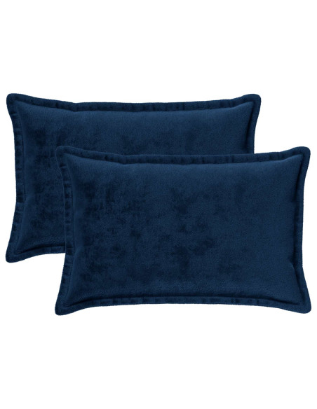 Federa 2 pz HOUTEN Blu navy 30 x 50 cm Flanella