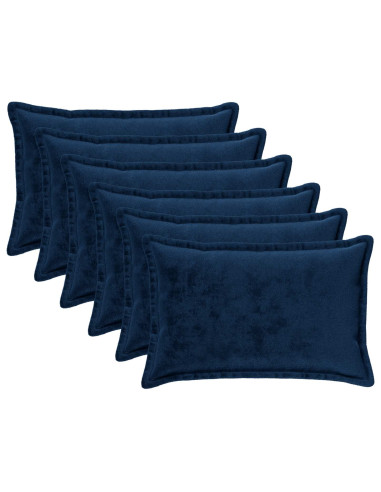 Federa 6 pz HOUTEN Blu navy 30 x 50 cm Flanella