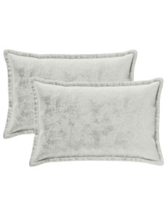Federa 2 pz HOUTEN Grigio Chiaro 30 x 50 cm Flanella 2