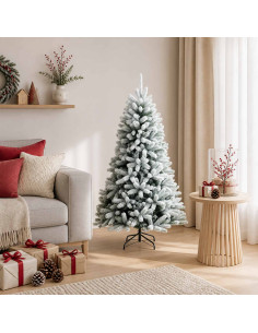 Albero di Natale Artificiale con Rami Pieghevoli 120 cm