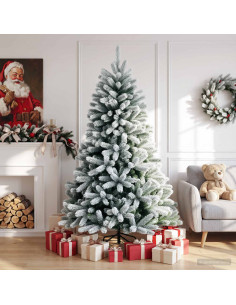 Albero di Natale Artificiale con Rami Pieghevoli 180 cm
