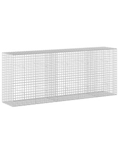Gabione con filo da 5 mm e rete da 5x5 cm 250x50x100 cm 2