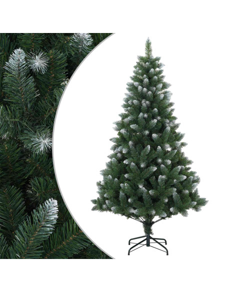 Albero di Natale artificiale 210 cm PVC e Metallo Verde