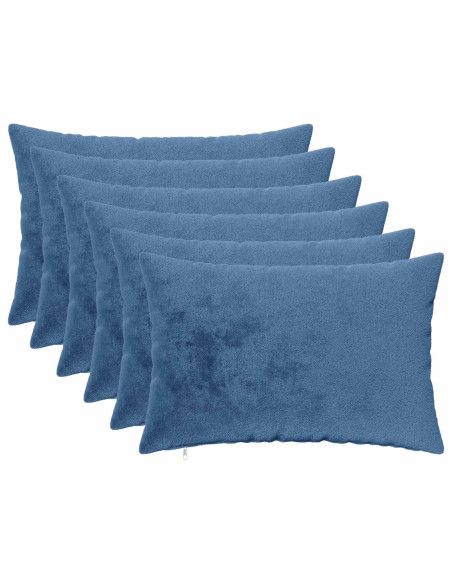Federa 6 pz HEERLEN Azzurro 50 x 80 cm Flanella