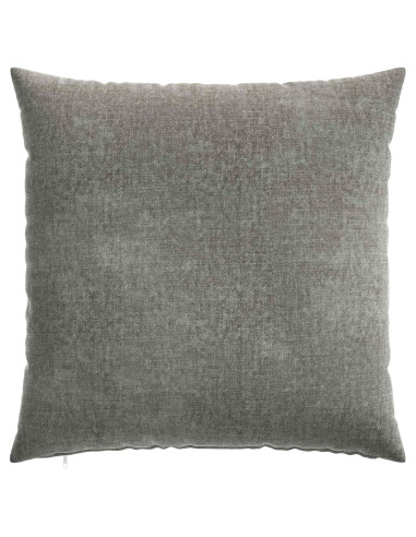 Federa 2 pz HEERLEN Grigio Scuro 60 x 60 cm Tessuto Chenille