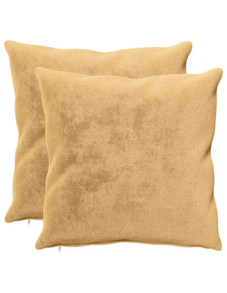 Federa 2 pz HEERLEN Tortora 60 x 60 cm Flanella