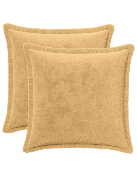 Federa 2 pz HOUTEN Tortora 40 x 40 cm Flanella