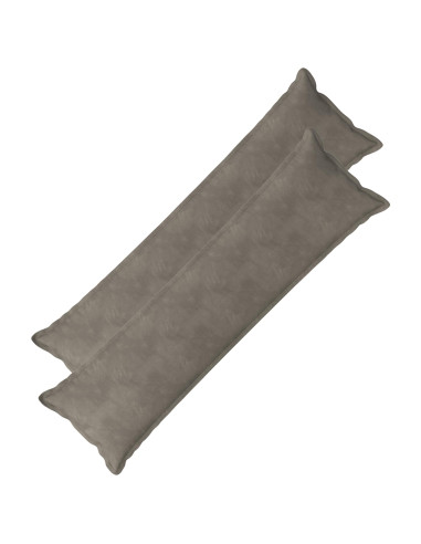 Federa 2 pz HOUTEN Grigio Chiaro 40 x 145 cm Velluto