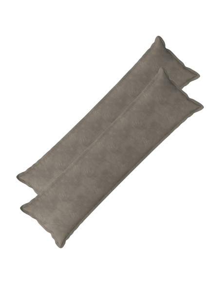 Federa 2 pz HOUTEN Grigio Chiaro 40 x 145 cm Velluto