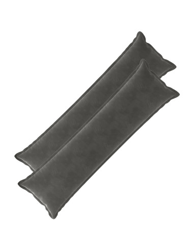 Federa 2 pz HOUTEN Grigio Scuro 40 x 145 cm Velluto