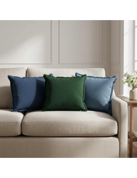 Cuscino con cuscino HOUTEN 6 pz Blu Lino