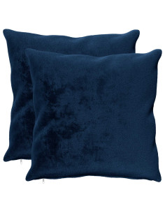 Federa 2 pz HEERLEN Blu navy 80 x 80 cm Flanella 2