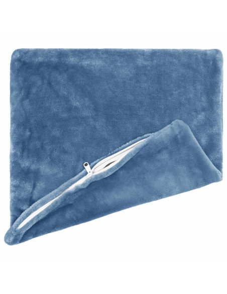Federa 2 pz HEERLEN Azzurro 80 x 80 cm Flanella