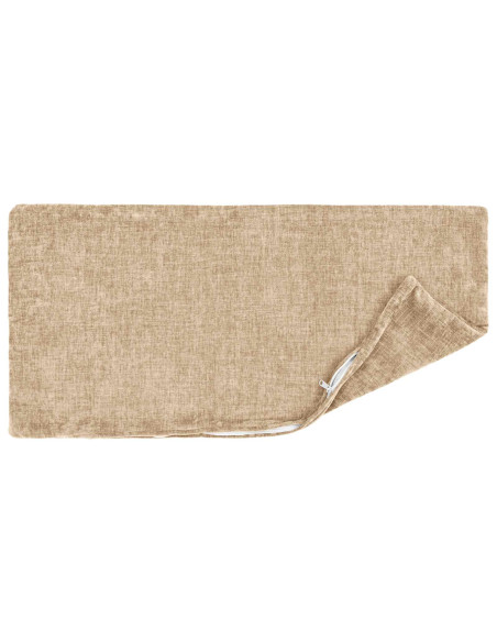 Federa 2 pz HEERLEN Tortora 50 x 75 cm Tessuto Chenille