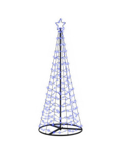 Albero di Natale LED a spirale con base EKENAS 180 cm 220 LED 2