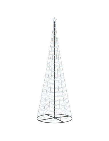 Albero di Natale LED a spirale con base EKENAS 400 cm 588 LED