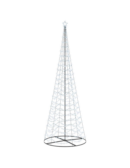 Albero di Natale LED a spirale con base EKENAS 400 cm 588 LED