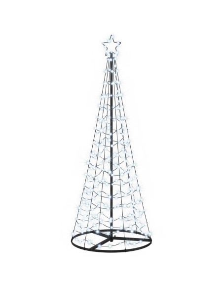 Albero di Natale LED a spirale con base EKENAS 180 cm 220 LED