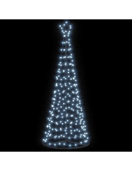 Albero di Natale LED a spirale con base EKENAS 180 cm 220 LED