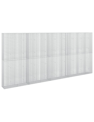 Gabione con Filo da 5 mm e Rete da 5x2,5 cm 450x30x200 cm