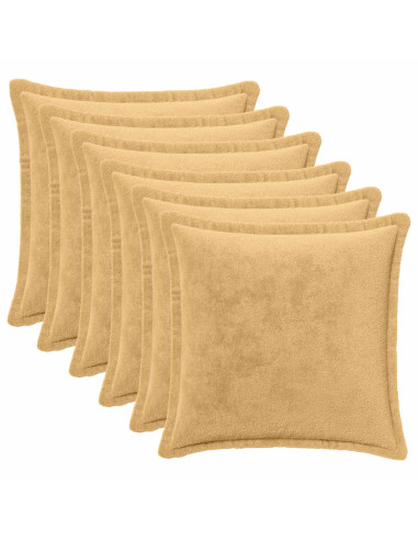 Federa 6 pz HOUTEN Tortora 30 x 30 cm Flanella