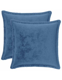 Federa 2 pz HOUTEN Azzurro 30 x 30 cm Flanella 2
