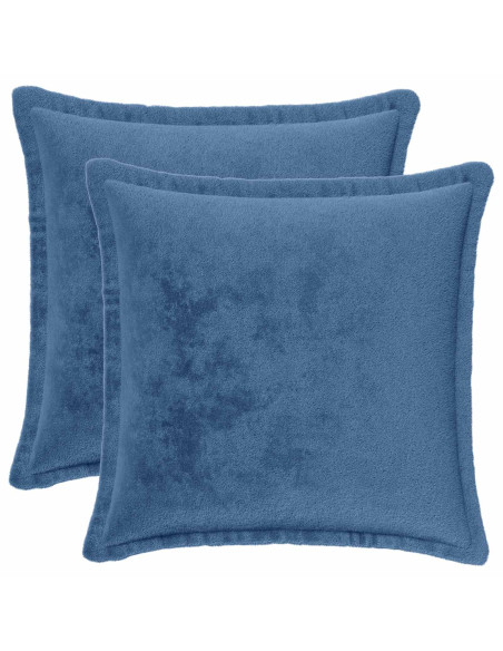 Federa 2 pz HOUTEN Azzurro 30 x 30 cm Flanella
