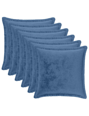 Federa 6 pz HOUTEN Azzurro 35 x 35 cm Flanella