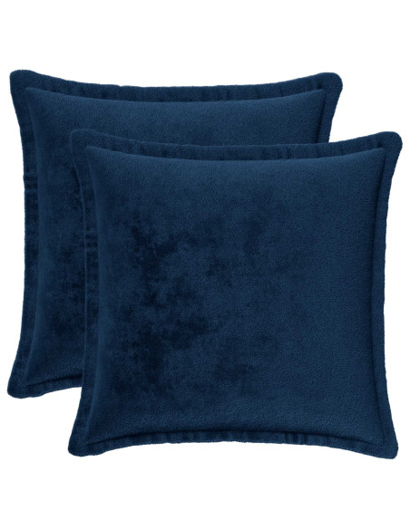 Federa 2 pz HOUTEN Blu navy 40 x 40 cm Flanella