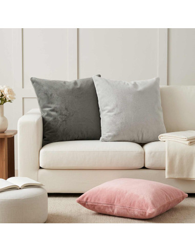 Federa 6 pz HEERLEN Rosa 65 x 65 cm Flanella