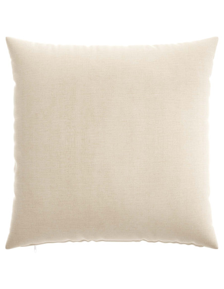 Federa 6 pz HEERLEN Crema 65 x 65 cm Tessuto Chenille