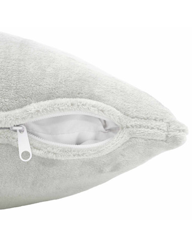 Federa 2 pz HEERLEN Grigio Chiaro 65 x 65 cm Flanella