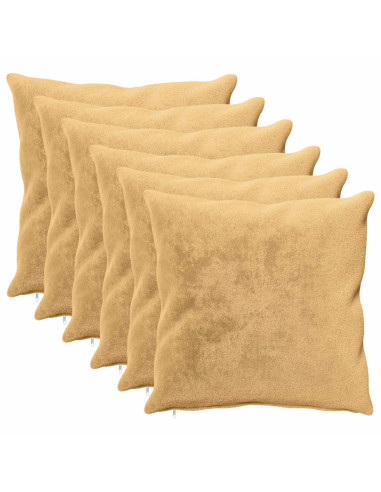 Federa 6 pz HEERLEN Tortora 65 x 65 cm Flanella