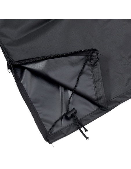 Copertura per Stufa a Piramide Nera 86x47x241 cm 420D Oxford