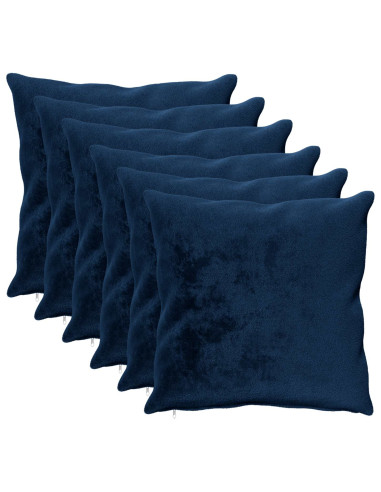 Federa 6 pz HEERLEN Blu navy 55 x 55 cm Flanella