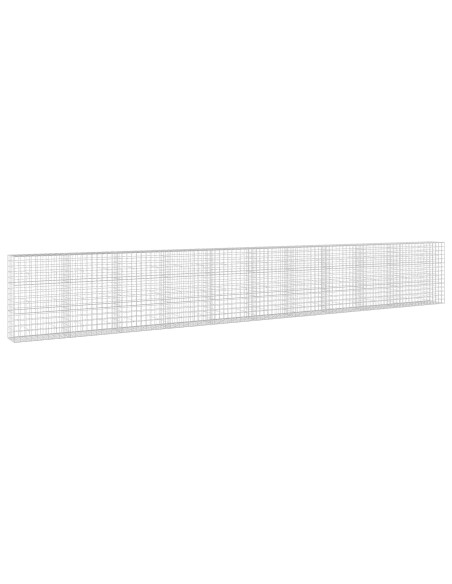 Gabione con filo da 5 mm e rete 10x10 cm 1050x50x150 cm