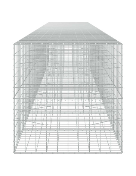 Gabione con filo da 5 mm e rete 10x10 cm 900x100x100 cm