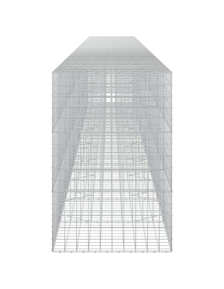 Gabione con filo da 5 mm e rete 10x10 cm 1150x100x150 cm