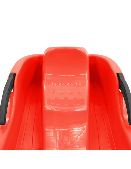 Slittino con Freni Rosso 87x40x18 cm in Polipropilene