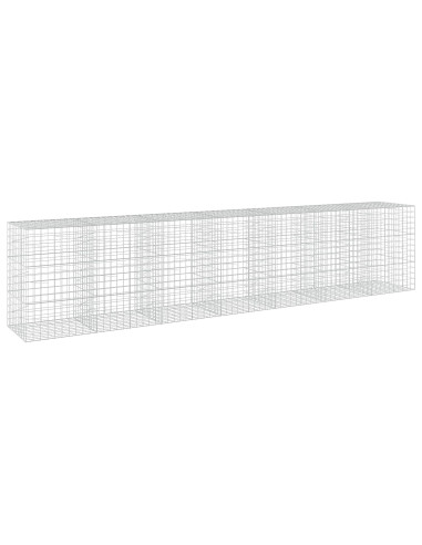Gabione con filo da 5 mm e rete 10x10 cm 700x100x150 cm