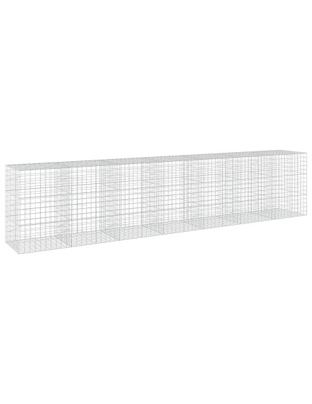 Gabione con filo da 5 mm e rete 10x10 cm 700x100x150 cm