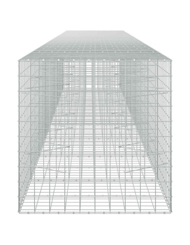 Gabione con filo da 5 mm e rete 10x10 cm 850x100x100 cm