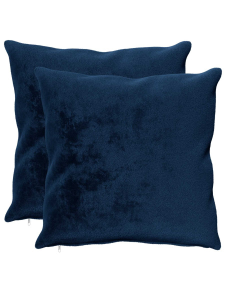 Federa 2 pz HEERLEN Blu navy 65 x 65 cm Flanella