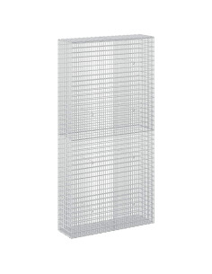 Gabione con Filo da 5 mm e Rete da 5x2,5 cm 100x30x200 cm 2