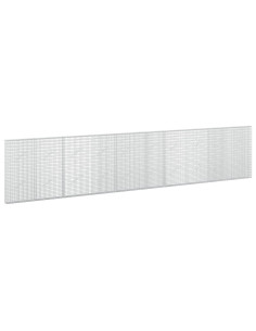 Gabione con Filo da 5 mm e Rete da 5x2,5 cm 500x10x100 cm 2