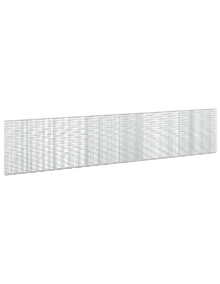 Gabione con Filo da 5 mm e Rete da 5x2,5 cm 500x10x100 cm