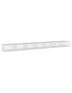 Gabione con filo da 5 mm e rete 10x10 cm 700x100x50 cm 2