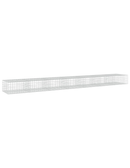 Gabione con filo da 5 mm e rete 10x10 cm 700x100x50 cm