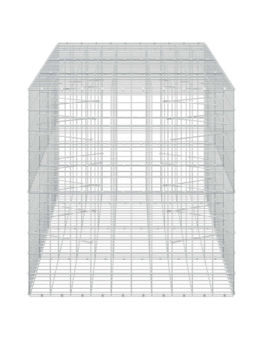 Gabione con filo da 5 mm e rete 10x10 cm 350x100x100 cm